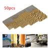 50pcs Drill Bits Tungsten Carbide Twist Drill Bit Power Tool High Speed Steel HSS Titanium Coated Drill Bit Set