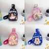 Stylish Children's Cartoon Pattern Crossbody Bag In Black Pink And Blue Colors