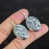 Серьги из яшмы Pinolith, драгоценные камни, серьги из стерлингового серебра 925 пробы, ювелирные изделия из яшмы Pinolith, серьги ручной работы, подарки на годовщину