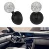 Car Start Button Lever with Diamonds Embellishment Vehicle Ignition Button Cover Elegant Car Interior Bling Accessories