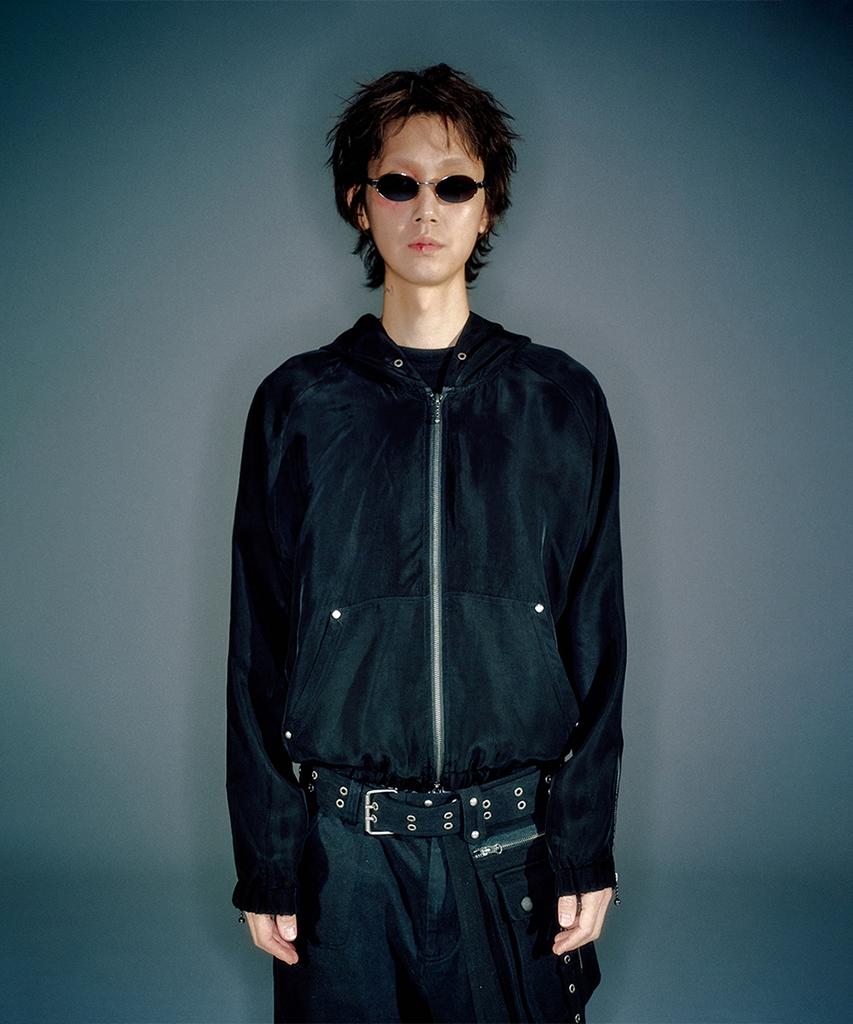 Vacant Archive Men Elio Cupra Hoodie Jacket Black