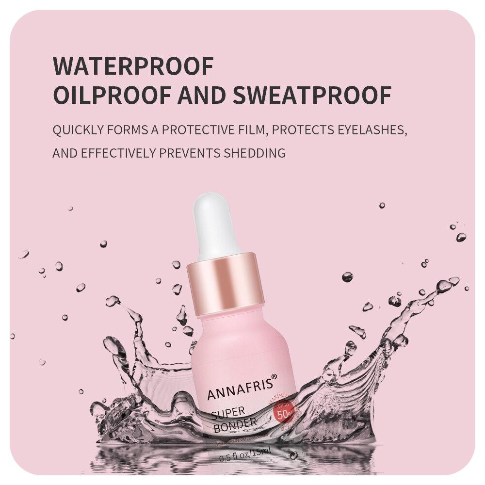 ANNAFRIS 10 мл/15 мл супер клей для наращивания ресниц, клей-отвердитель, водонепроницаемый, быстросохнущий, длительный срок службы