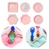 6-in-1 Wax Seal Stamp Silicone Mold for Making Wax Stamp Silicone Wax Seal Mat Non-stick Easy To Demold