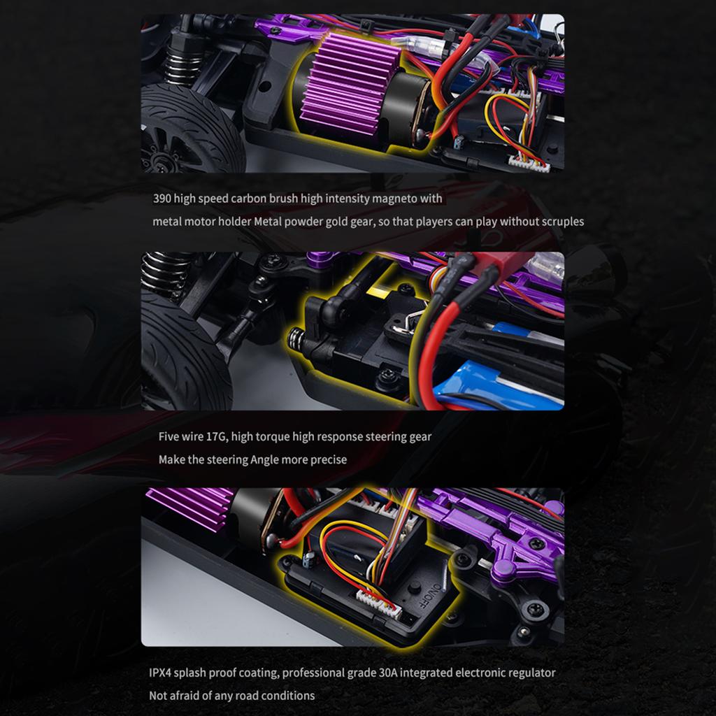 Remote Control Drift Car 1/16 Remote Control Car 2.4GHz 4WD 35km/h Remote Control Race Car High