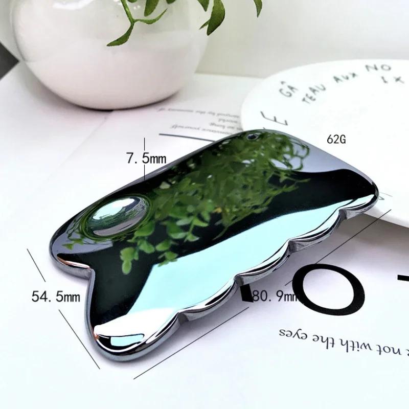Terahertz Energy Stone Meridian Scraping Board Acupuncture Point Massager Face Eye  Beauty Care Guasha Massage Tool