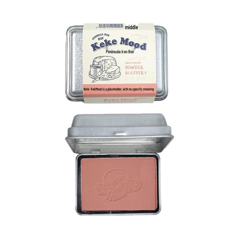Kekemood Румяна с градиентом для скул: Матовый серо-розовый тон для универсального нюдового образа.