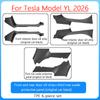 For Tesla ModelYL Launch 2026 TPE Front Rear Door Sill Guard Anti Scratch Dirt Resistant Threshold Strip Interior Protection Set