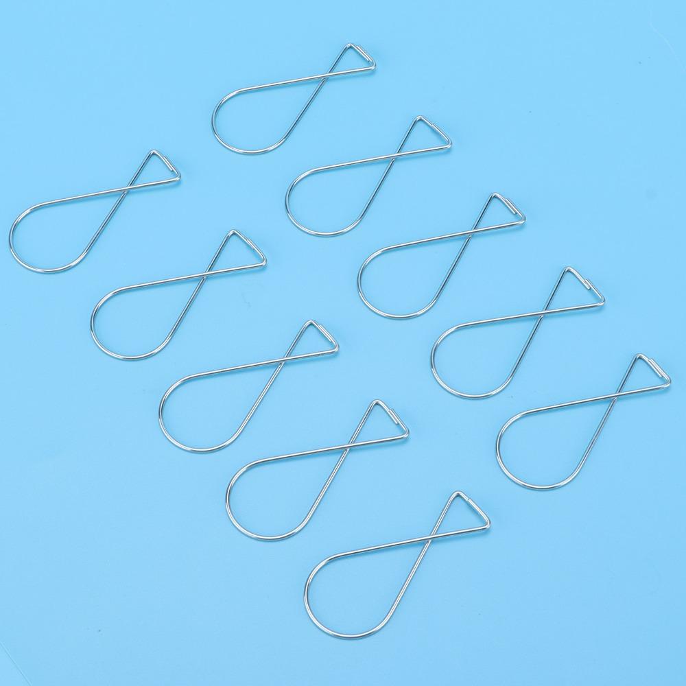 100Pcs Galvanized Steel Hanging Hook Eight-shaped Galvanized Steel Hook Home Storage