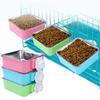 Non-slip Dog Cat Hanging Food Bowl Cage Fixed Drinking Water Feeder Pet Supplies