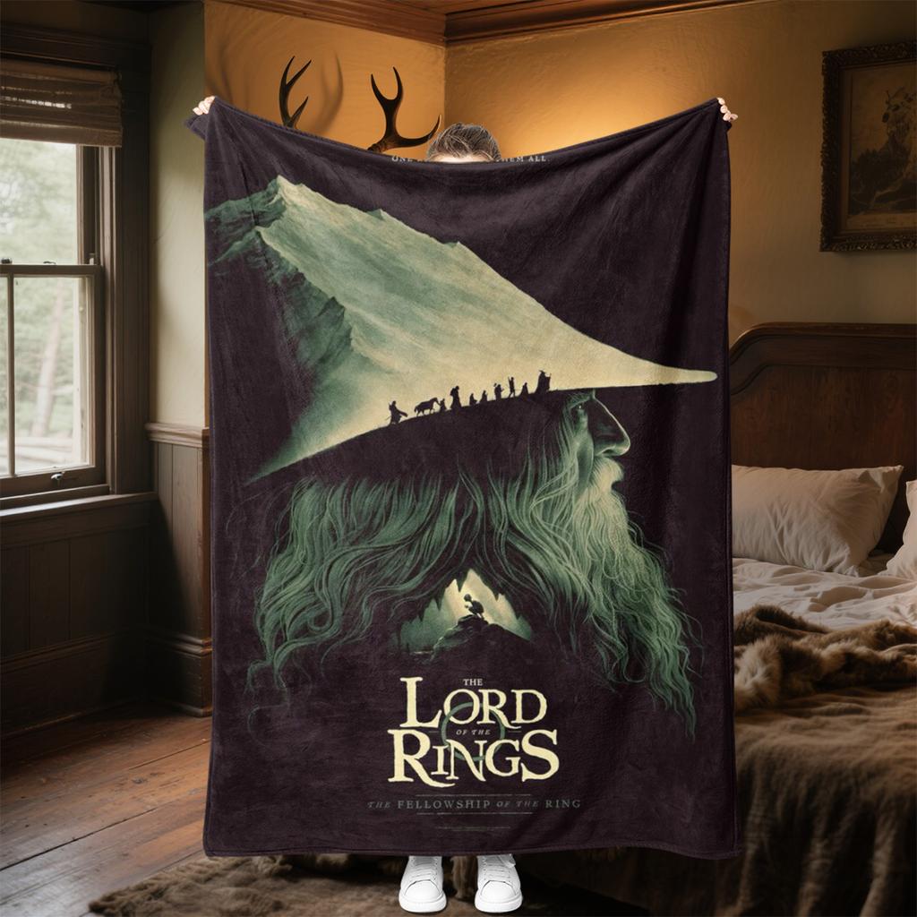 The Lord Of The Rings Throw Soft Comfortable All Seasons Blanket Perfect Gift Couch Office Nap Outdoor Travel Blanket
