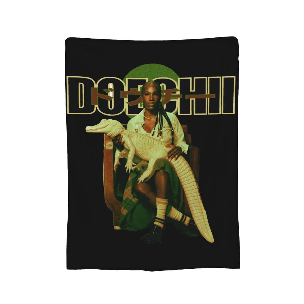 Doechii Rapper Blankets Velvet Printed Breathable Ultra-Soft Throw Blanket for Home Travel Plush Thin Quilt