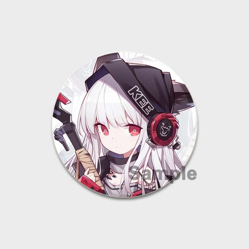 58 мм модные ювелирные аксессуары поп-игра Arknights эмалированные булавки эстетическая милая брошь ручной работы булавка мультяшный значок для рюкзака одежды