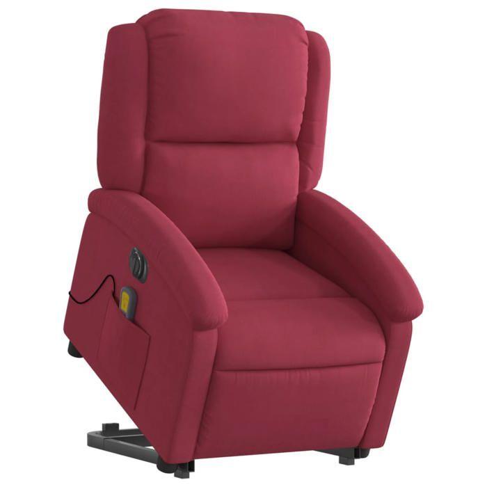 VidaXL Electric Massage Recliner, Relaxation Chair with Adjustable Backrest and Footrest, Seat of 3204338
