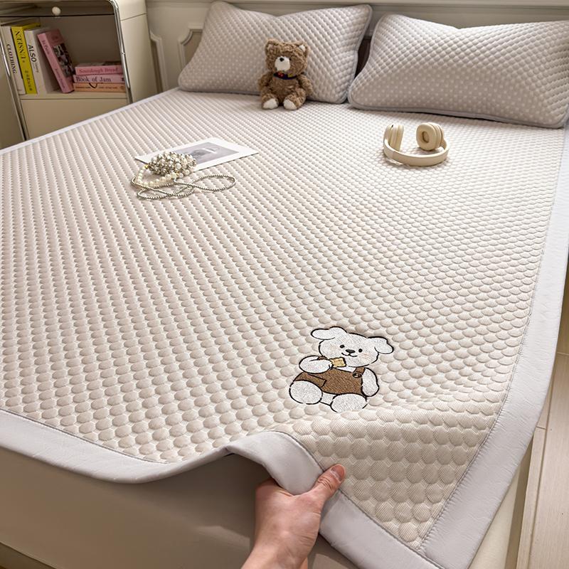 Ice bean cold mat, ice silk mat, household single student dormitory bunk bed, dormitory adult bedsheet style mat