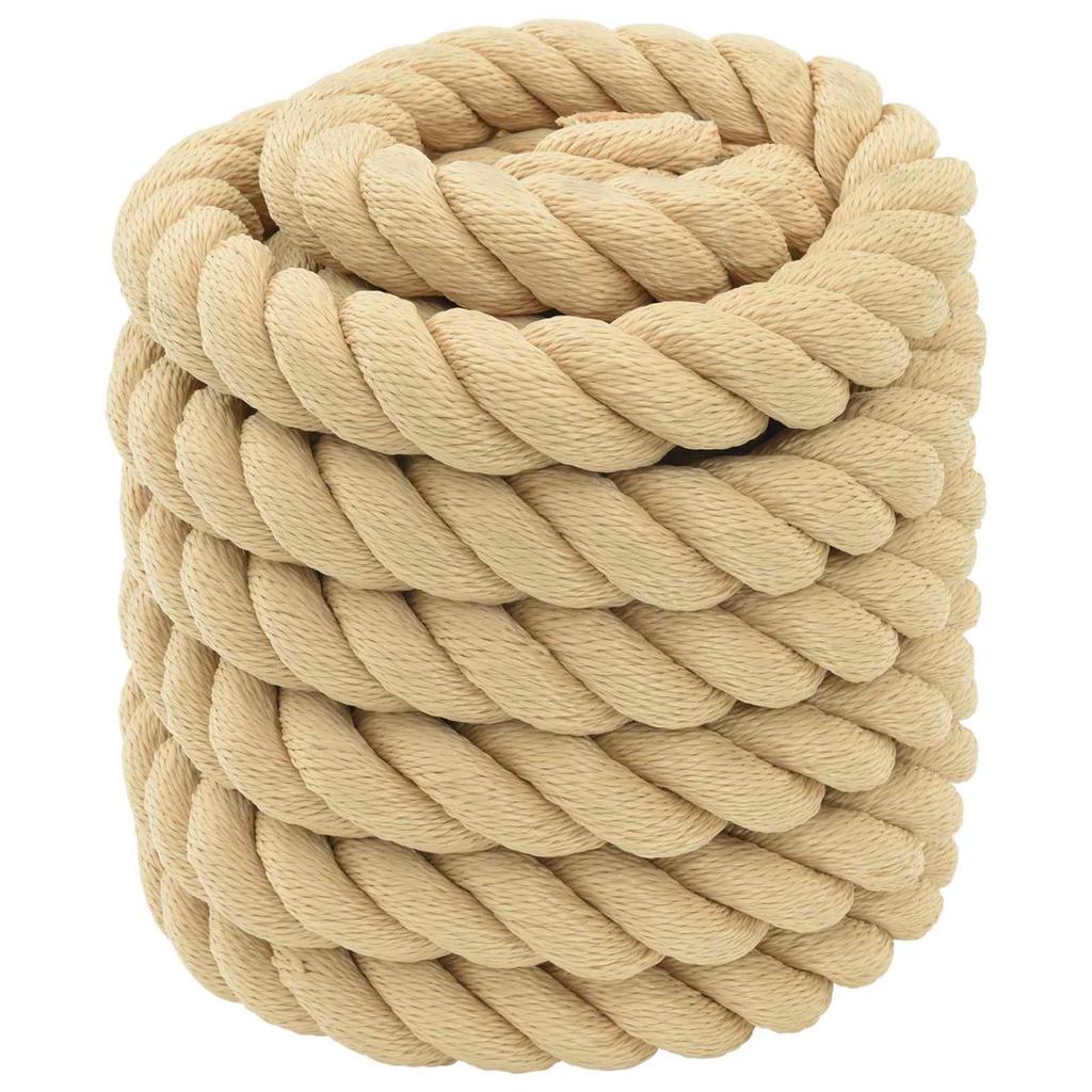 Boat Rope 50 mm 5 m Natural Polypropylene