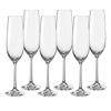 Bohemia Viola Flutes Crystal Glass 190mL (Set of 6)