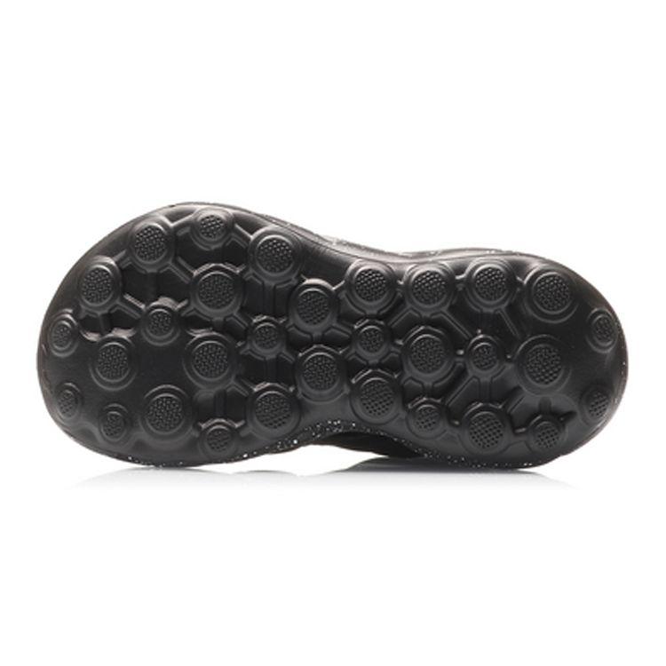 Li Ning Youth Childrens Sports Lifestyle Series Fun Childhood Comfortable Versatile Sandals Kids Sandals Black YKUQ008-1