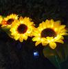 2pack/box Garden Light Sunflower Garden Decorative Outdoor Light Waterproof Ground Solar Light for Home