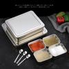 304 Stainless Steel Japanese Flavor Box Rectangular Seasoning Box Seasoning Sample Box Food Display Seasoning Boxs Container