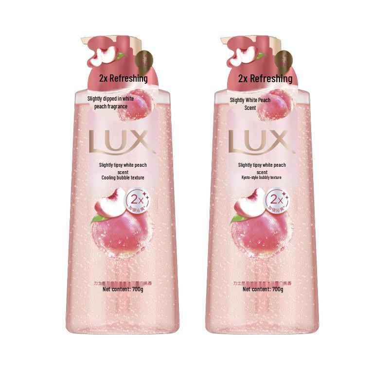 lux Гель-пена для душа с ароматом белого персика