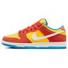 Кроссовки унисекс Dunk Low Pro SB Bart Simpson Red Habanero-Red White BQ6817-602