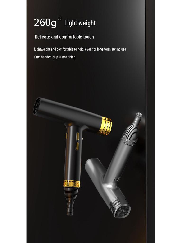 Высокоскоростной фен с бесщеточным двигателем и ионной технологией для использования дома или в общежитии