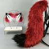 Милый меховой пушистый волчий хвост, регулируемый ремень, повязка на голову, вечерние рождественский костюм, реквизит, забавный косплей, Рождество аниме