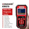 Konnwei KW870 Диагностический тестер и тестер аккумулятора 2-в-1 Сканер