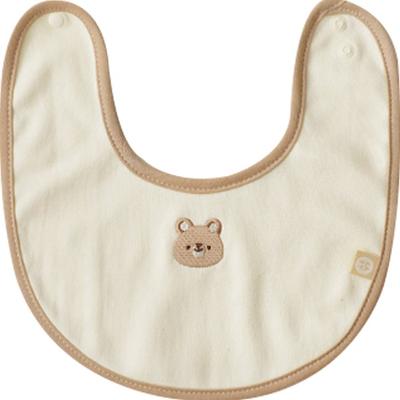 Хлопковый нагрудник Baby & I Four Seasons с вышивкой, гоми, 1 шт., 1 шт.