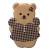 GripTok Thank You Friends Smart Talk, Warm Check Teddy Girl, 1 Piece