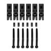 6PCS Double Locking Systyem Locked Saddles For Floyd Rose Guitar Tremolo