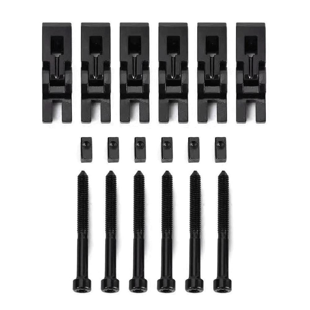 6PCS Double Locking Systyem Locked Saddles For Floyd Rose Guitar Tremolo
