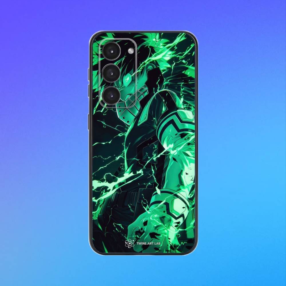 Чехол для телефона My Hero lzuku Deku Для Samsung Galaxy A73, A72, A71, A70, A53, A52, A51, Других Мягкий Черный Чехол