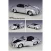 Welly 1/24 Porsche 356A Speedster Классический Винтажный Автомобиль Сплав Масштаб Модель Автомобиля Литой Металл Статический Детская Игрушечная Машина Транспортные Средства Подарки