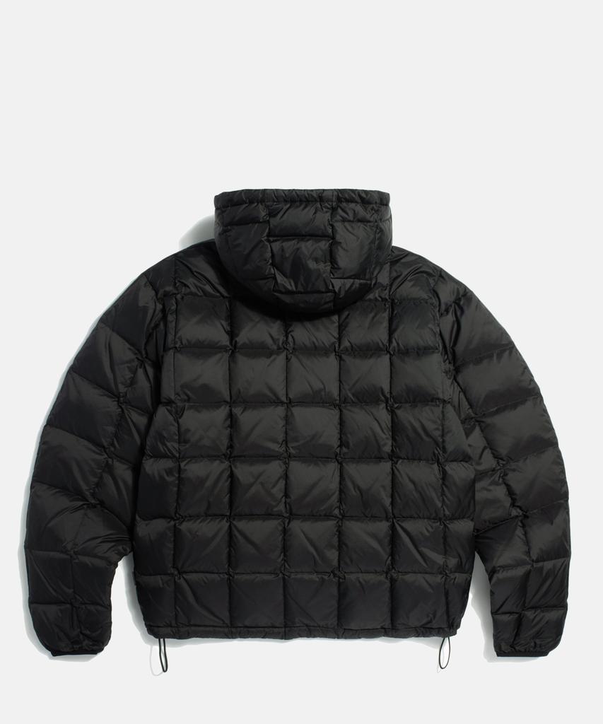 Espionage Hooded Light Down Jacket Black