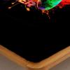 3PC Oil Color Game Console Bed Sheet, 1 Fitted Sheet+2 Pillowcases, Digital Printing Technology, Comfortable and Soft Fabric