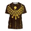 3D T-Shirt Ancient Egyptian God Eye Of Egypt Printing Short Sleeve Tops Men Harajuku Streetwear Oversize T-Shirts Size XS-6XL