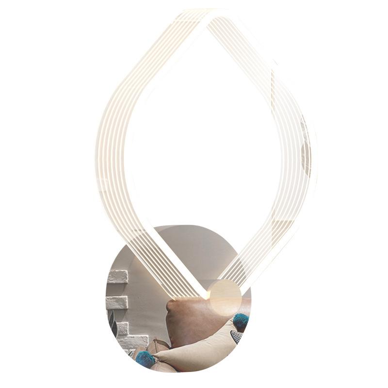 Современный светодиодный настенный светильник, бра для прикроватной тумбочки, коридора, лестницы, спальни, гостиной, скандинавского простого домашнего декоративного внутреннего освещения