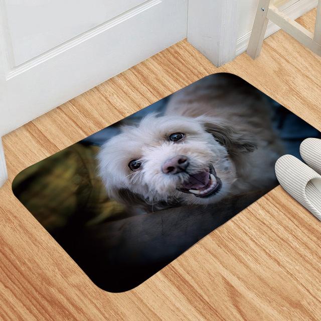 Напольный коврик с узором динозавра и волка, коврик для двери ванной комнаты, коврик для дивана, коврик для коридора, балкона, нескользящий декоративный ковер