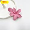 Модные матовые пластиковые заколки для волос в форме цветка, заколка-краб для волос для девочек, заколка-утиный нос, милый головной убор, нескользящие заколки-автоматы, заколки для волос, аксессуары для волос