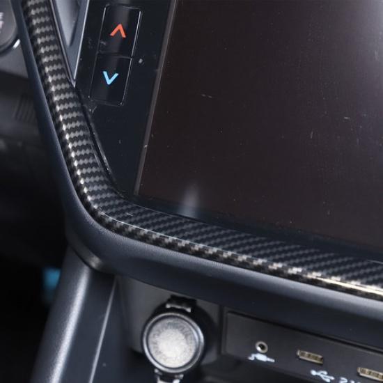 Декоративная панель CD-проигрывателя U-образной формы из АБС-пластика с покрытием под карбон для Subaru WRX -2024