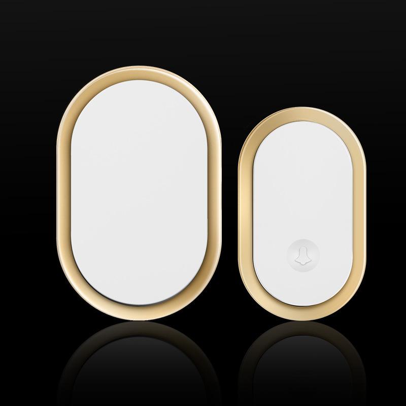 Wireless Doorbell Intelligent Welcome Door Bell 300M984 Ft Home Smart Doorbell Us Eu Plug Chime Kit Led Flash Security Alarm