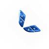 For Buick Envision 2021-2024 Blue Alloy Inner Door Handle Lock Cover Trim 4PCS