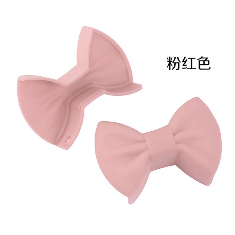 Cartoon Bow Insulation Clip Heat-resistant and Heat-resistant Handle Silicone Pot Ear Cover