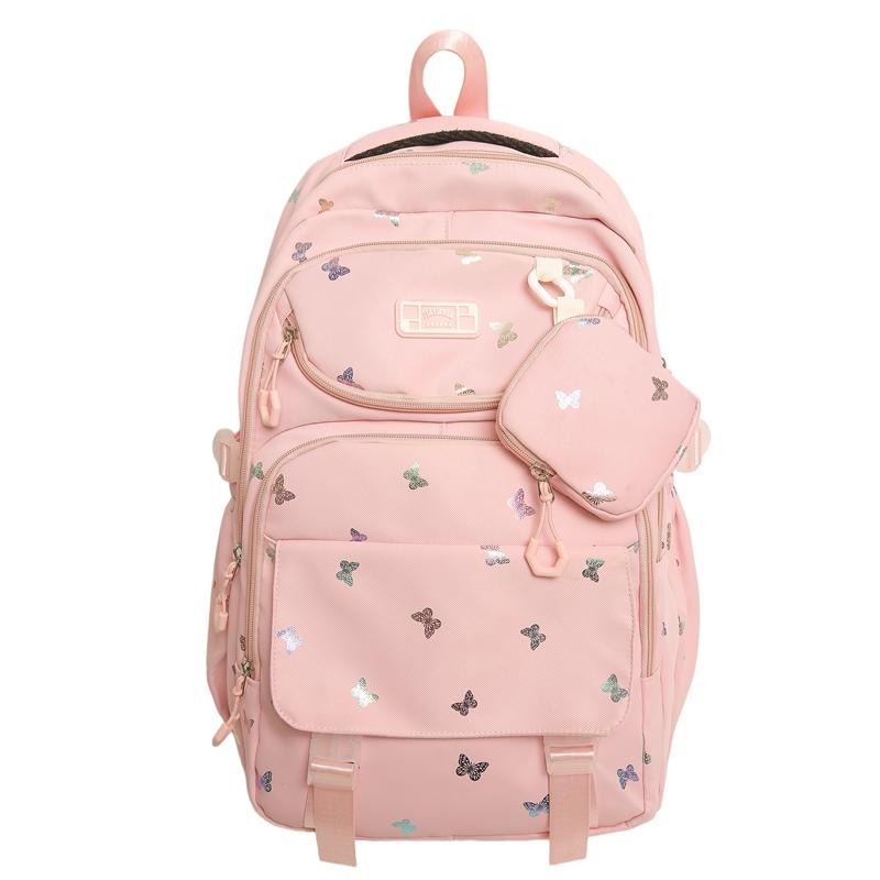 Рюкзак с принтом медведя, студенческий школьный рюкзак, женский легкий рюкзак