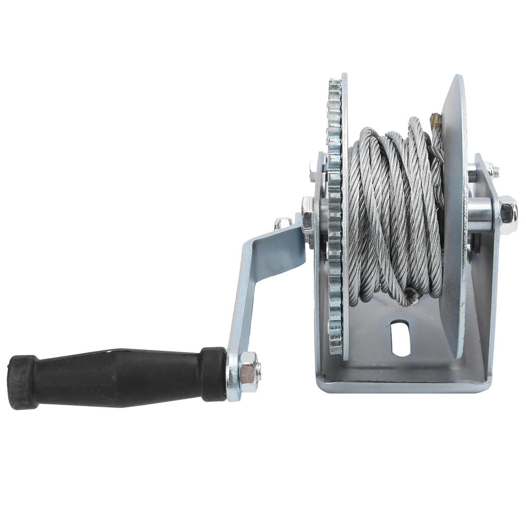 Ручная лебедка с высокой грузоподъемностью, самоблокирующаяся рукоятка, подъемный строп с крюком 1600 фунтов