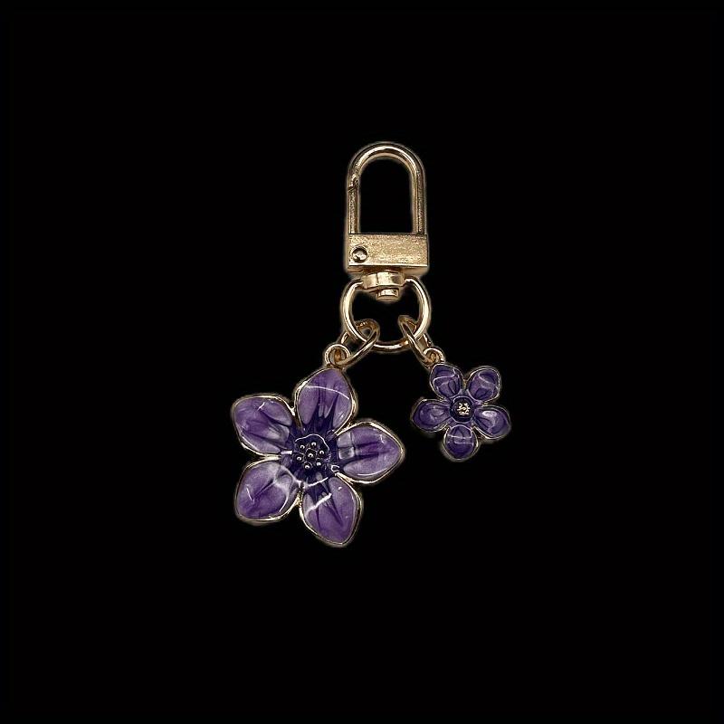 Сплав Сакура Цветок Брелок Изящный Цветочный Дизайн с Биркой Подходит для Подвески на Сумку Ключи от Машины Подарки для Пары на День Рождения и Праздник Розовые Подарки