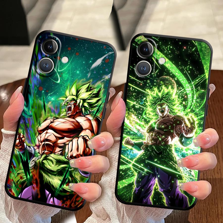 Чехол Dragon Ball Мультфильм Goku для iPhone 17Air XR XS Max 7 8 13 12 11 17 Pro Max 15 16 14 Plus Черный Мягкий Чехол для Телефона