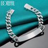 10mm Side Chain Bracelet Silver Beautiful Jewelry