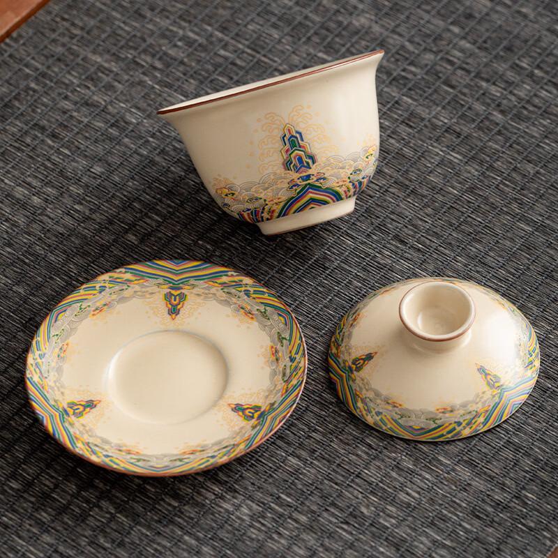 Набор для чая YS Ruyao Hovering Sancai Gaiwan